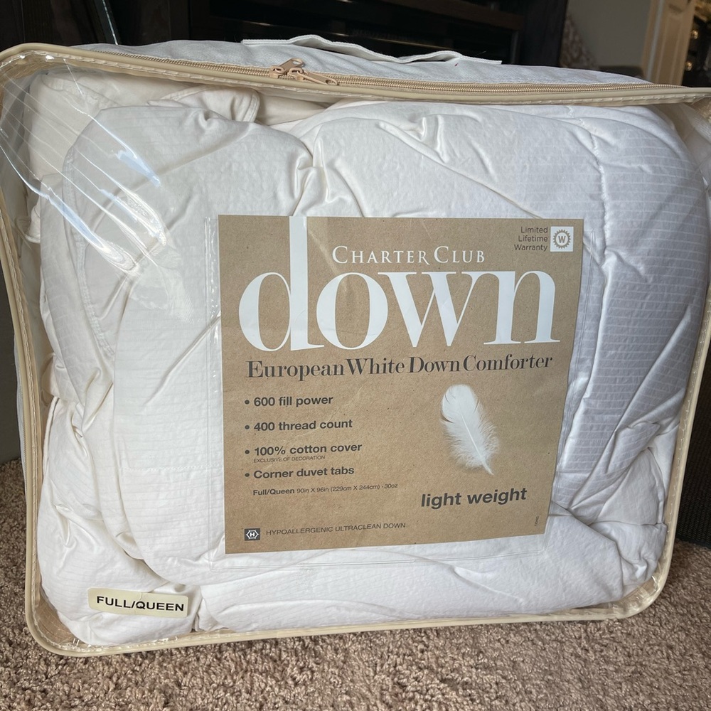 Charter Club Down Comforter